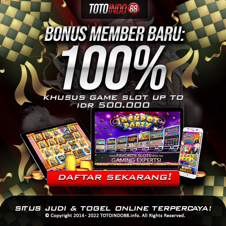 Situs Slot Gacor Bonus Terbesar TO Rendah > BONUS NEW MEMBER 100%