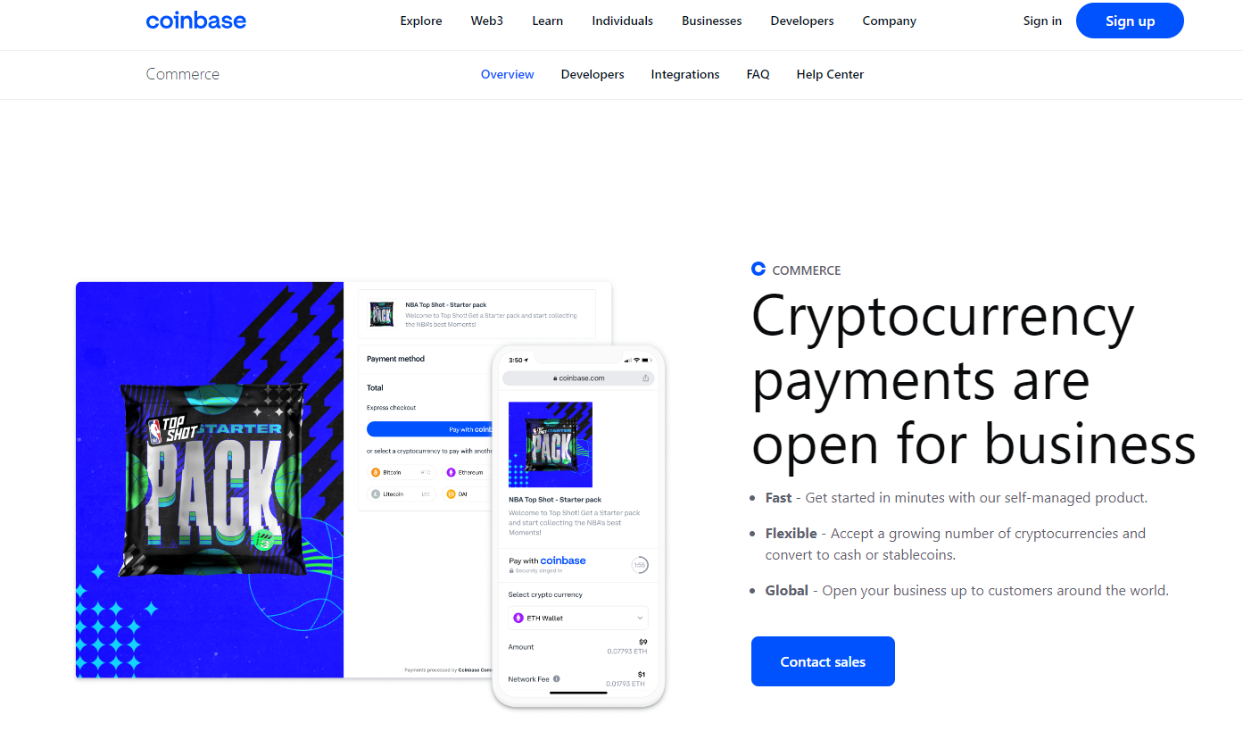 Coinbase Commerce: Empowering Businesses with Cryptocurrency Payments